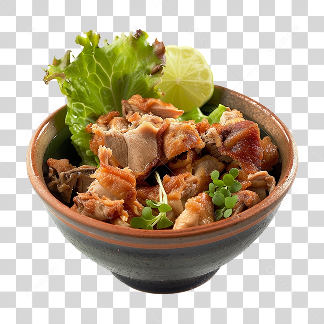 Porção de Frango PNG Transparente