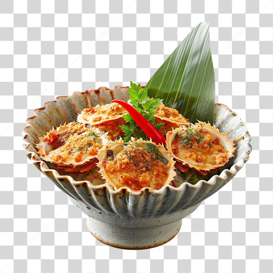 Porção de Empadinha PNG Transparente