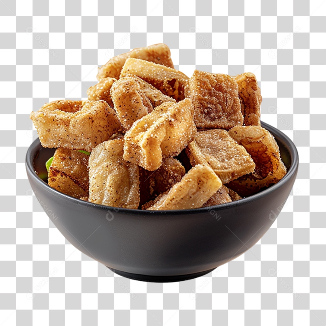 Porção de Torresmo PNG Transparente