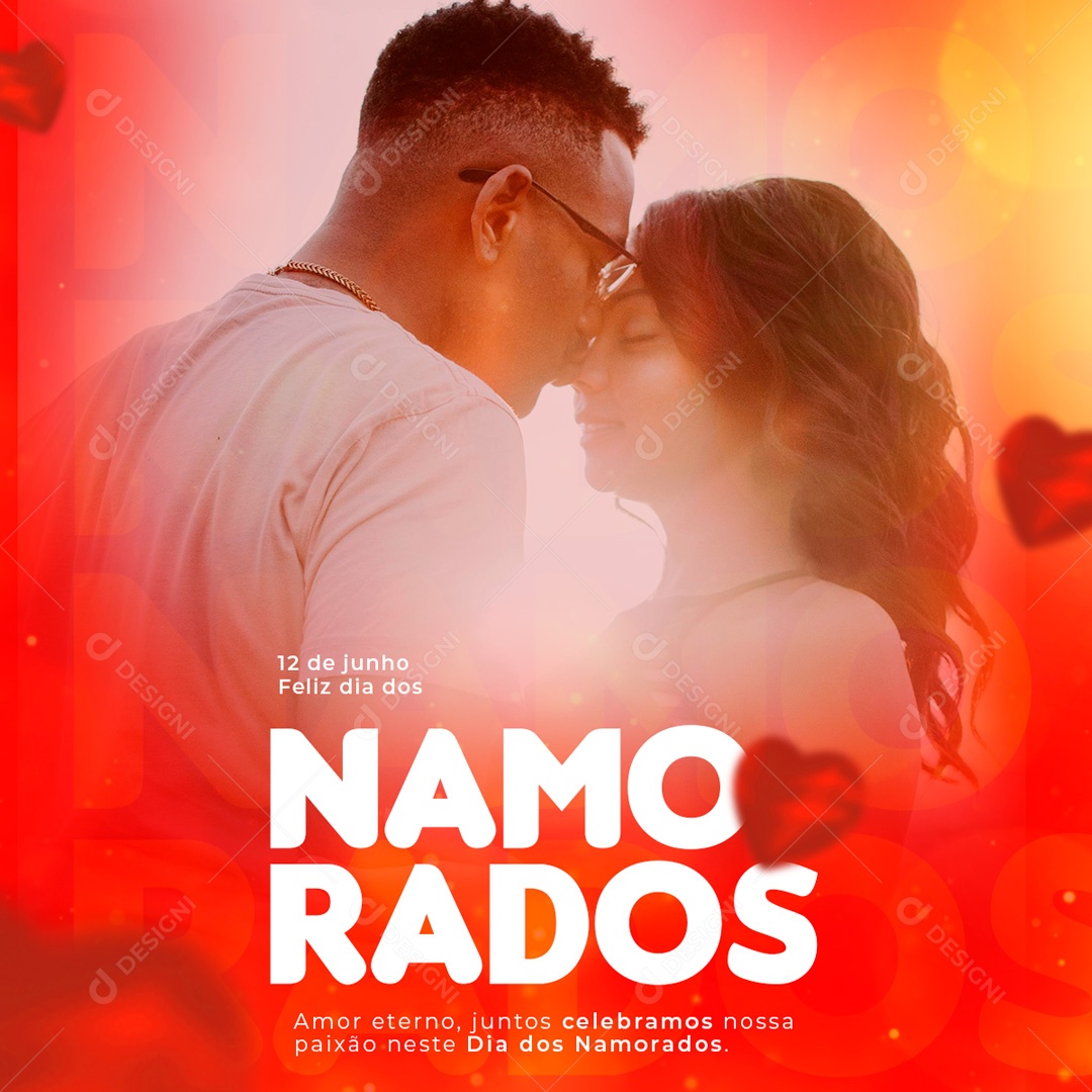Dia dos Namorados 12 de Junho Social Media PSD Editável