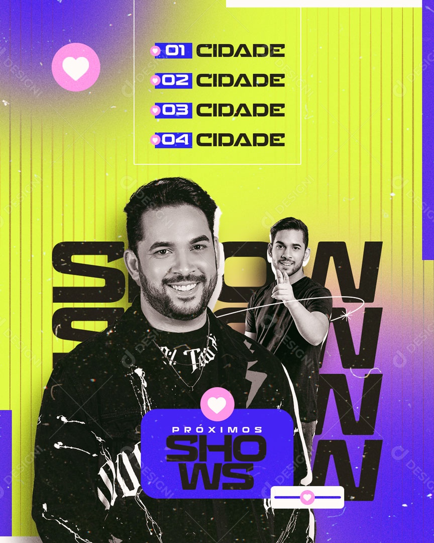 Próximos Shows Henry Freitas