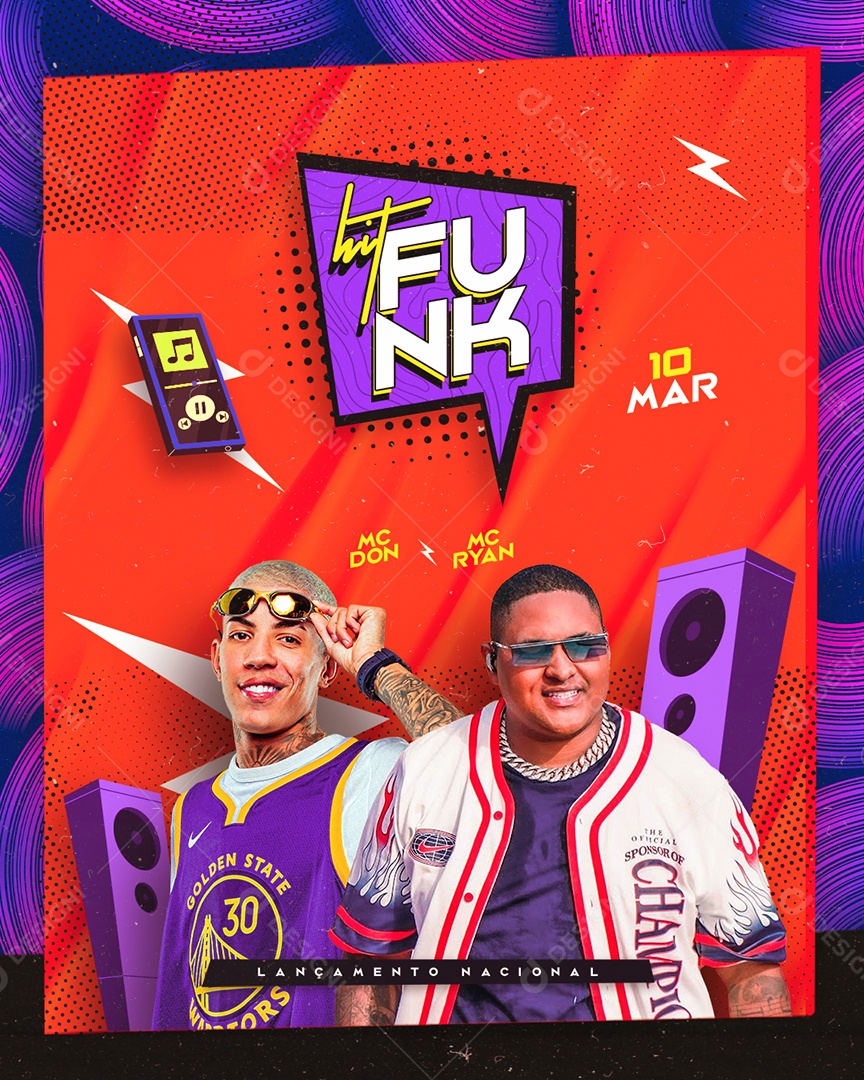 Flyer Evento Show Hit Funk Mcs