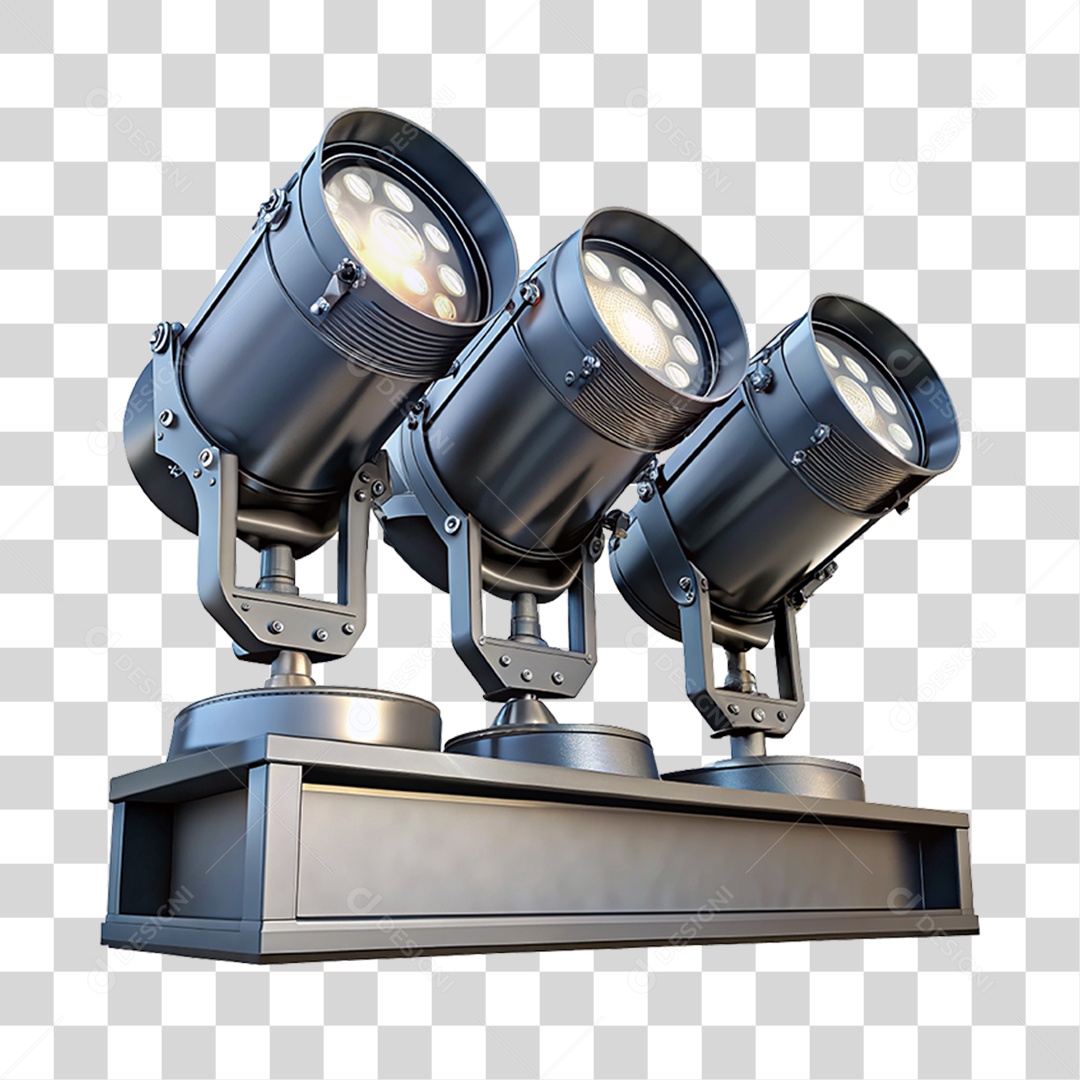 Refletor Luzes Cores PNG Transparente