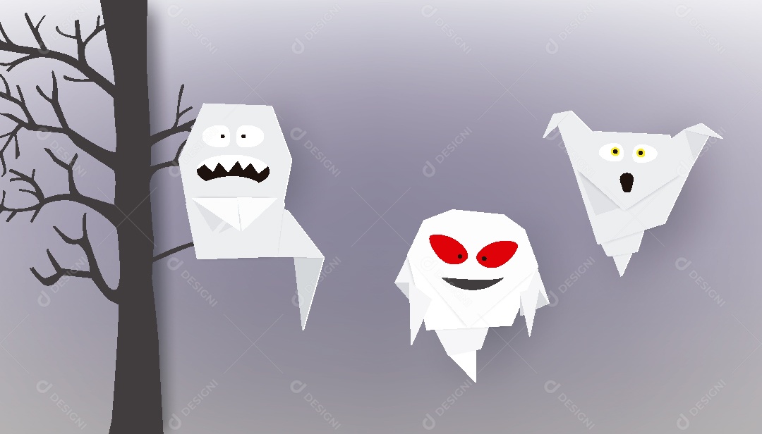 Feliz Halloween Ilustração Vetor EPS