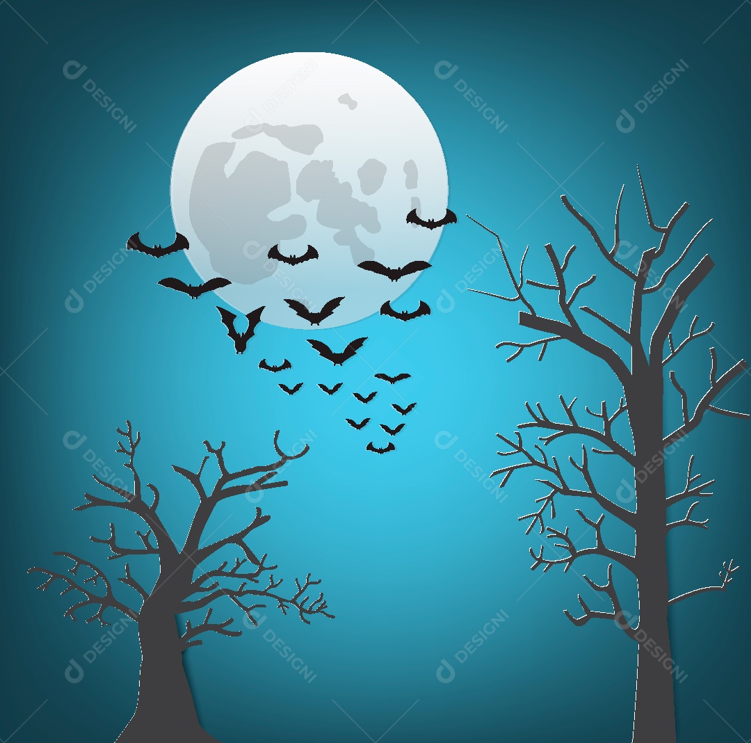 Feliz Halloween Ilustração Vetor EPS