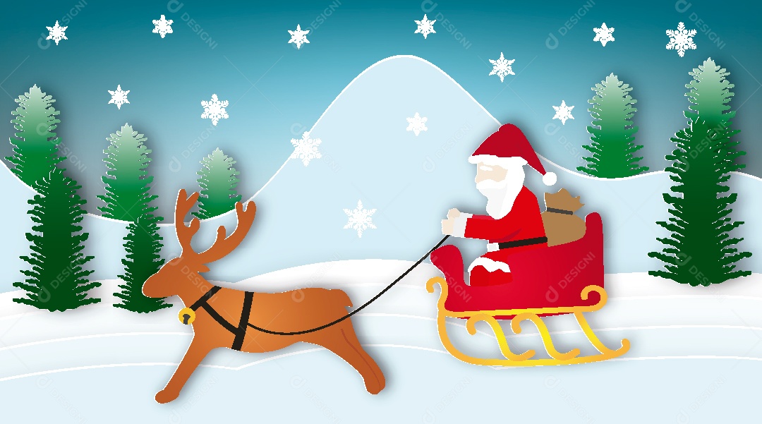 Feliz Natal Ilustração Vetor EPS