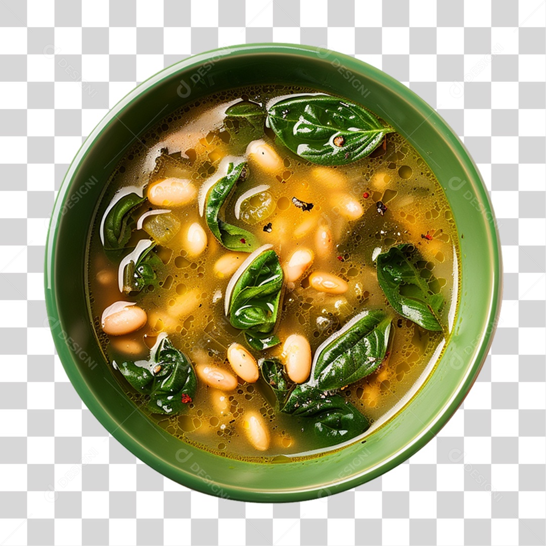 Elemento 3D Sopas Vários Sabores PNG Transparente