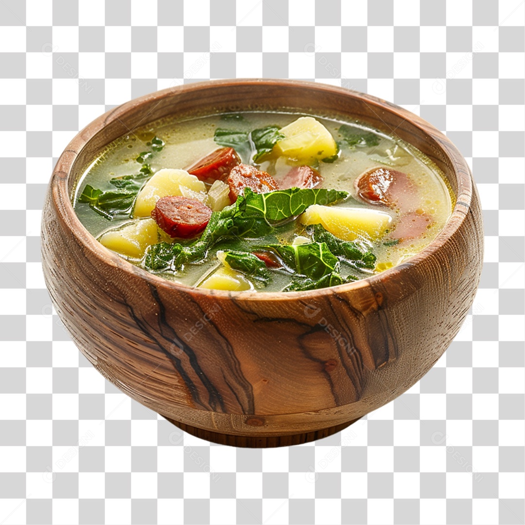 Elemento 3D Sopas Vários Sabores PNG Transparente
