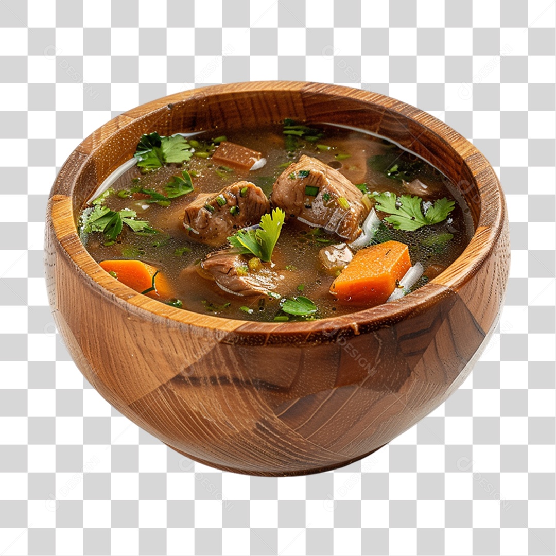 Elemento 3D Sopas Vários Sabores PNG Transparente