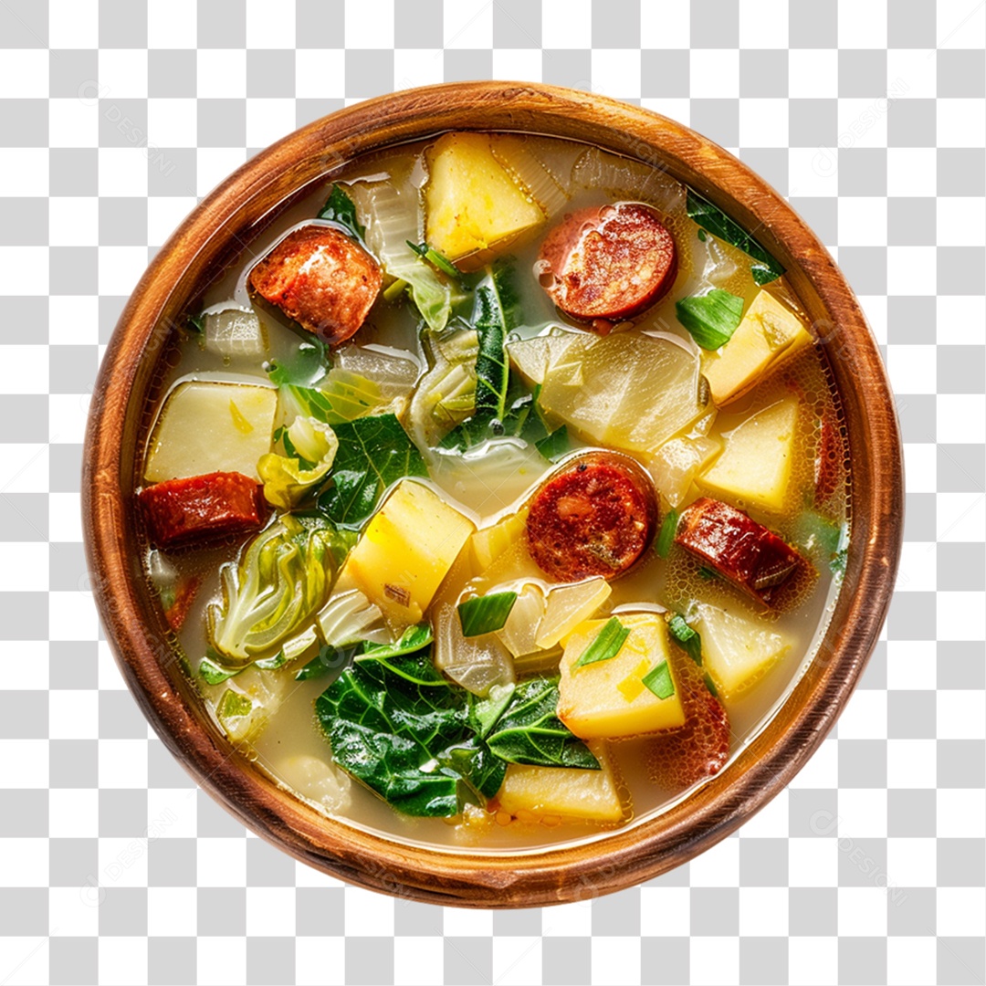 Elemento 3D Sopas Vários Sabores PNG Transparente