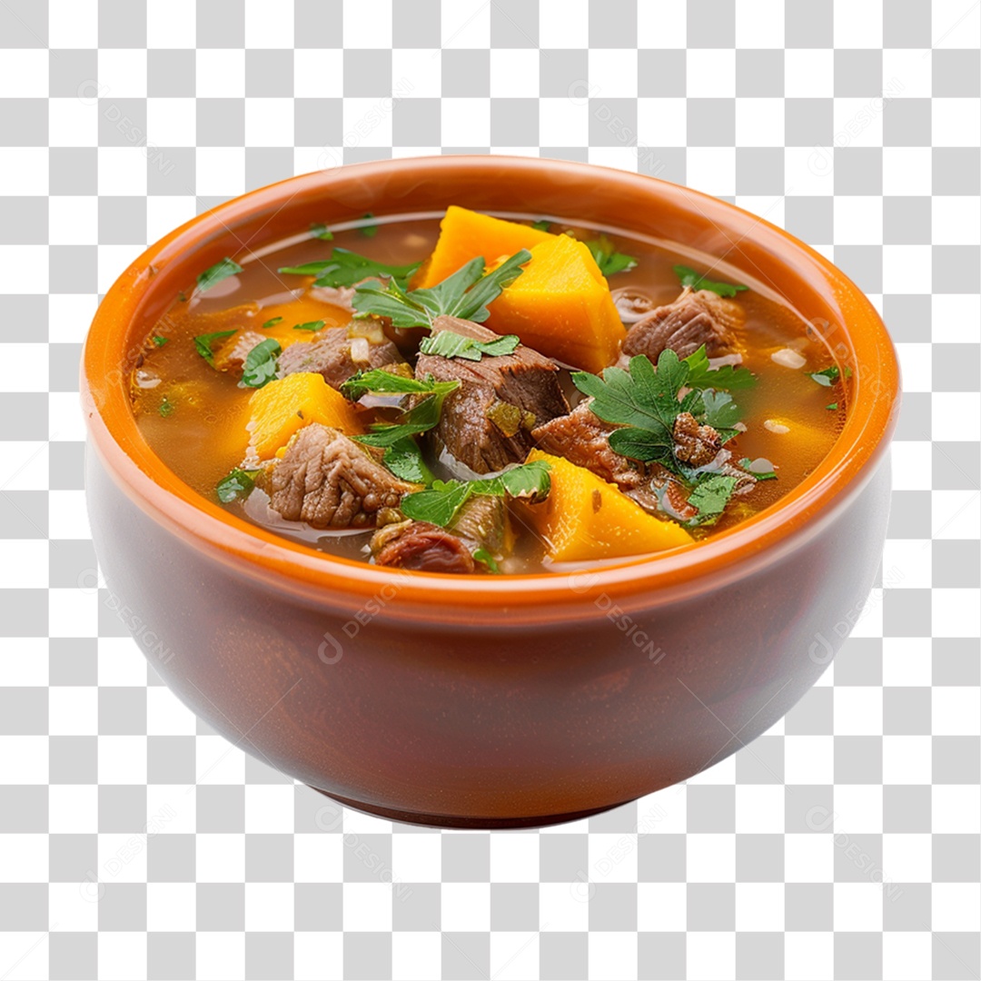 Elemento 3D Sopas Vários Sabores PNG Transparente