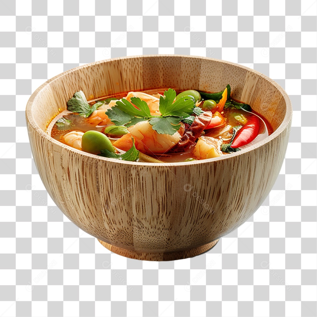 Elemento 3D Sopas Vários Sabores PNG Transparente
