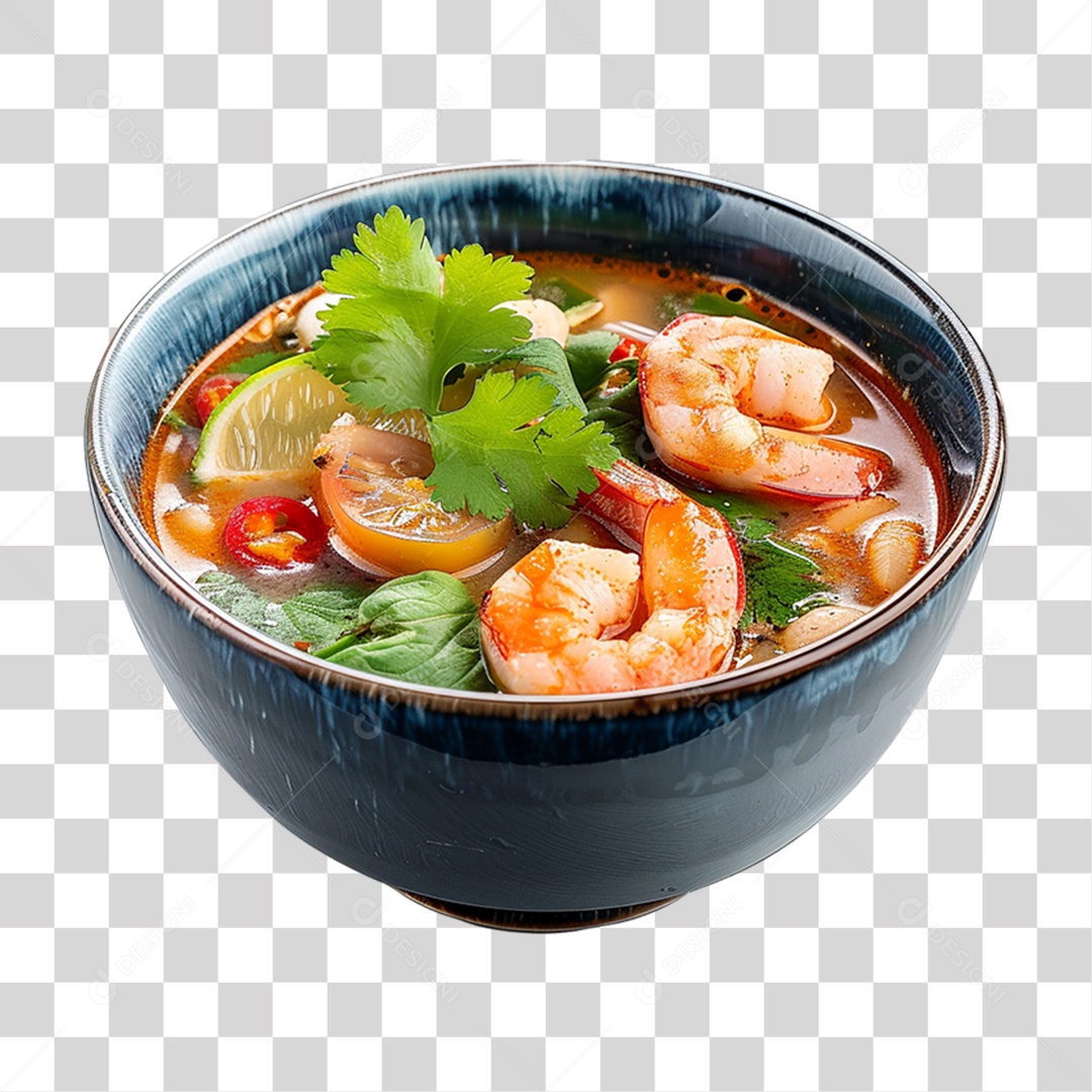 Elemento 3D Sopas Vários Sabores PNG Transparente