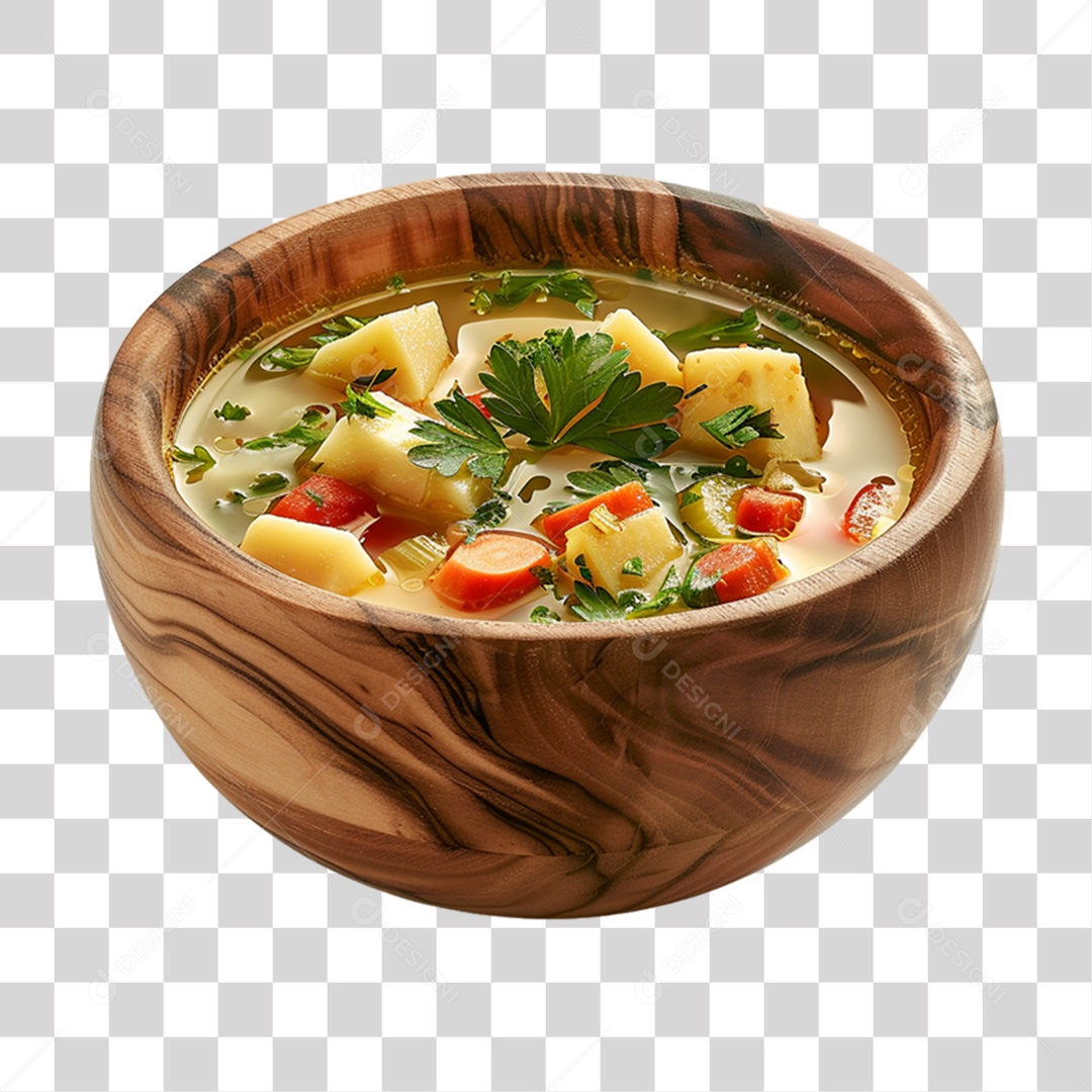 Elemento 3D Sopas Vários Sabores PNG Transparente