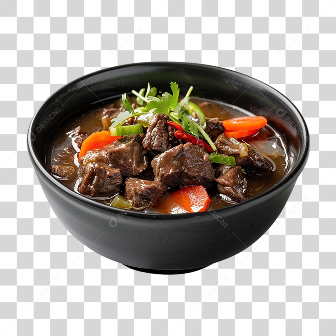 Elemento 3D Sopas Vários Sabores PNG Transparente