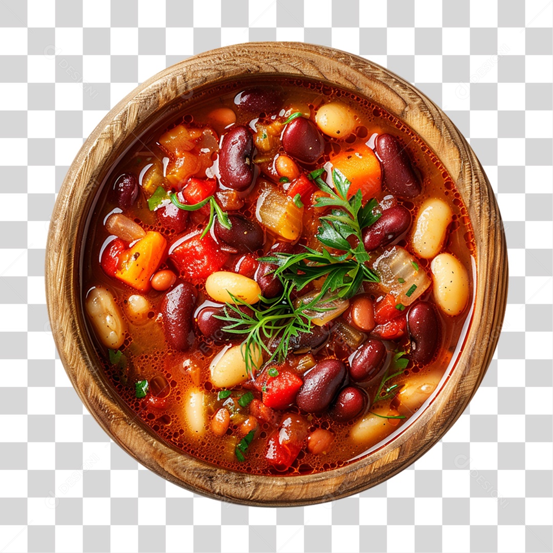 Elemento 3D Sopas Vários Sabores PNG Transparente