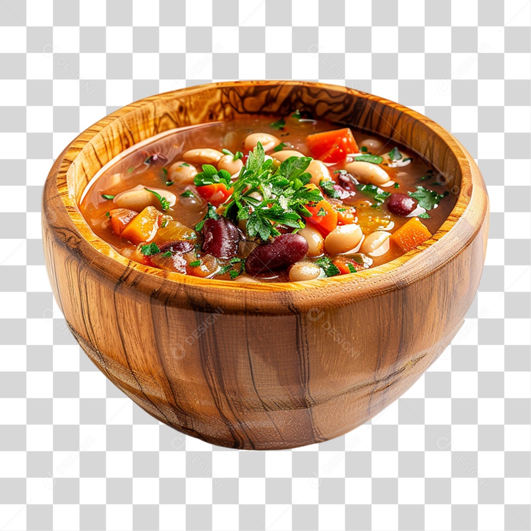 Elemento 3D Sopas Vários Sabores PNG Transparente