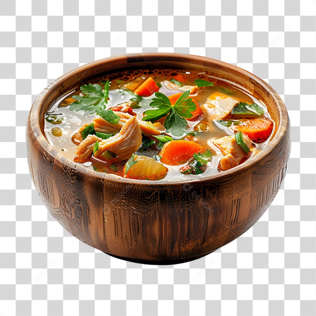 Elemento 3D Sopas Vários Sabores PNG Transparente