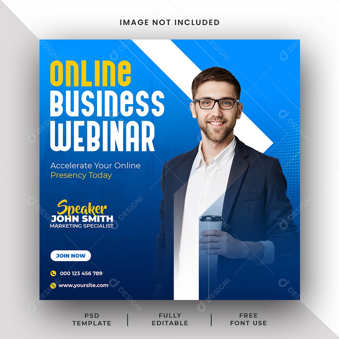 Marketing Social Media PSD Editable