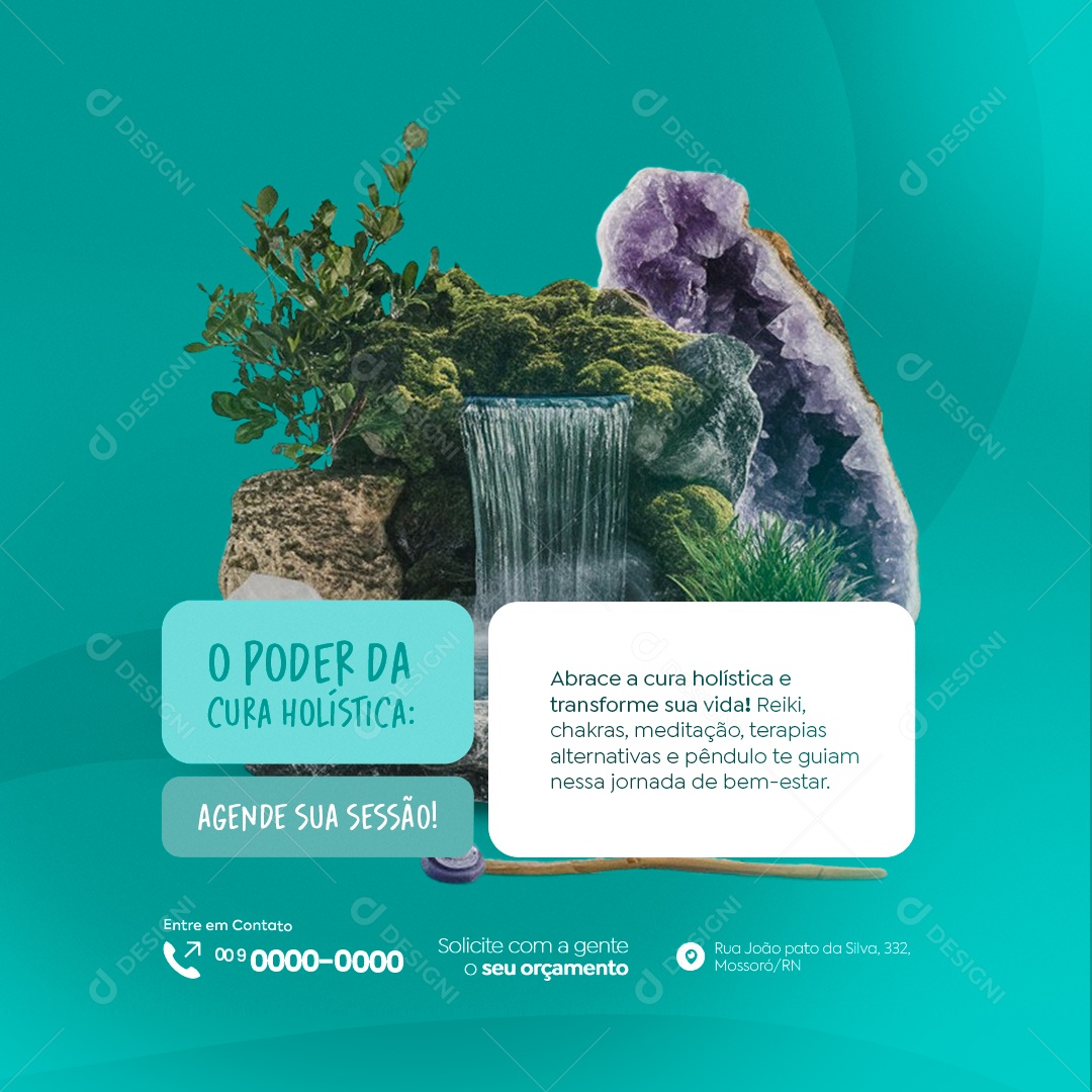 Therapy The Power of Holistic Healing Social Media PSD Editable