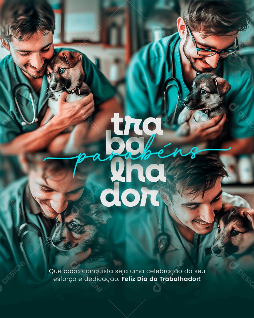 Dia do Trabalhador 01 de Maio que Cada Conquista seja uma Celebração Social Media PSD Editável