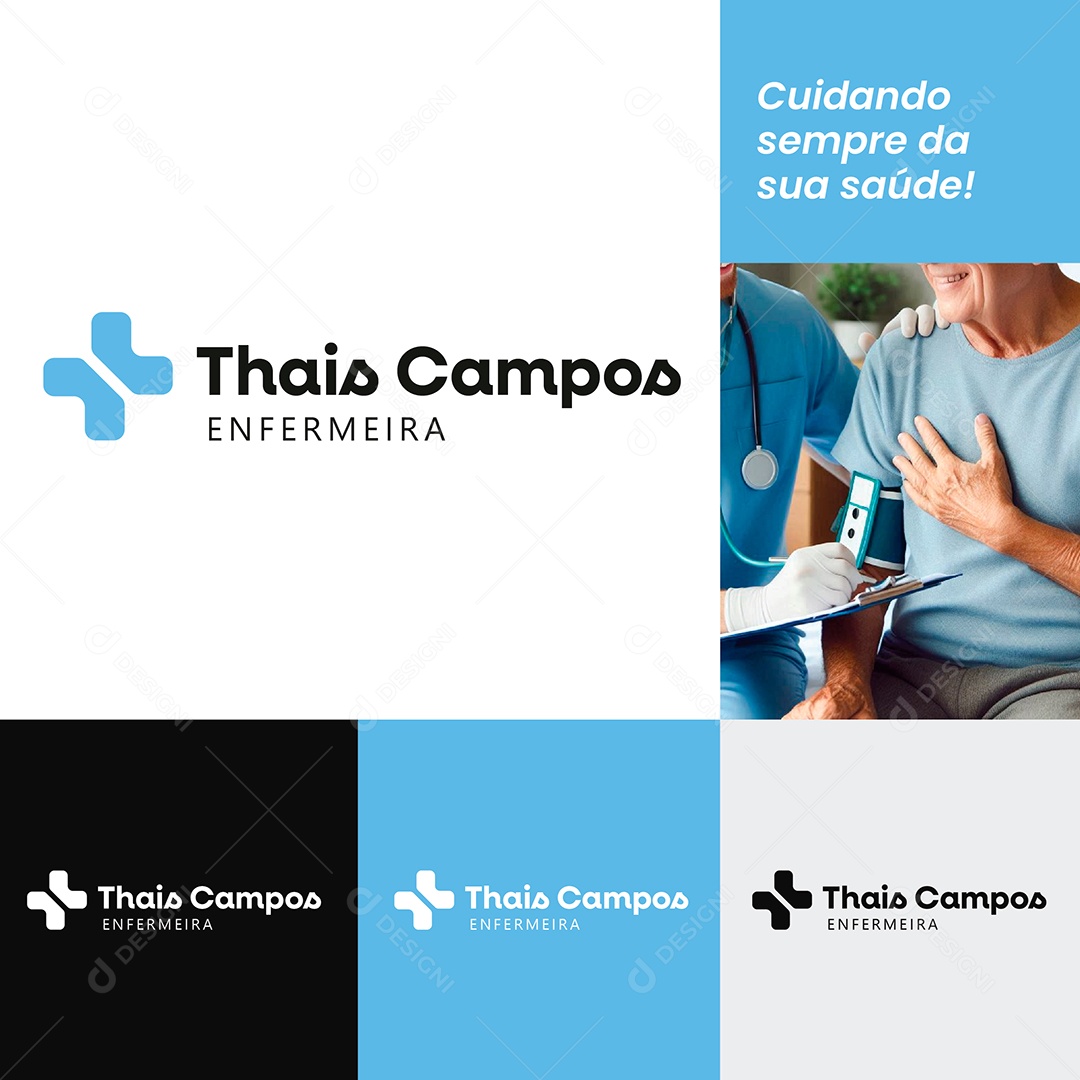 Logo Enfermaria Vetor Ai + EPS Editável