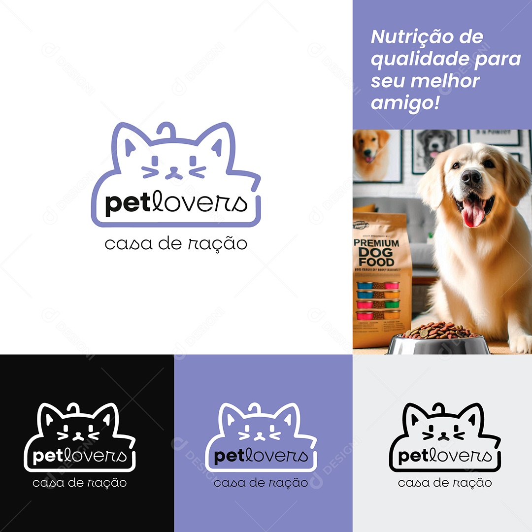Logo Petshop Vetor Ai + EPS Editável