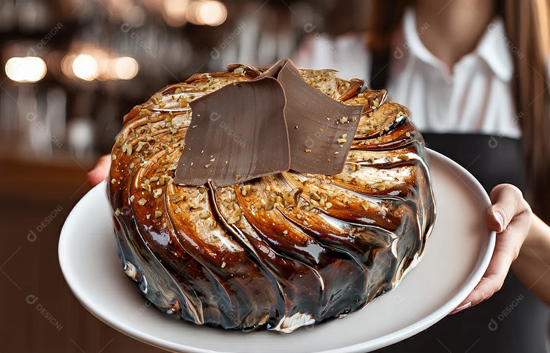 Bolo chocolatudo com brigadeiros