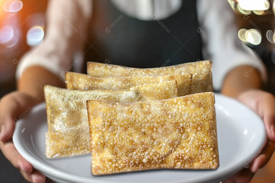 Pastel frito na hora