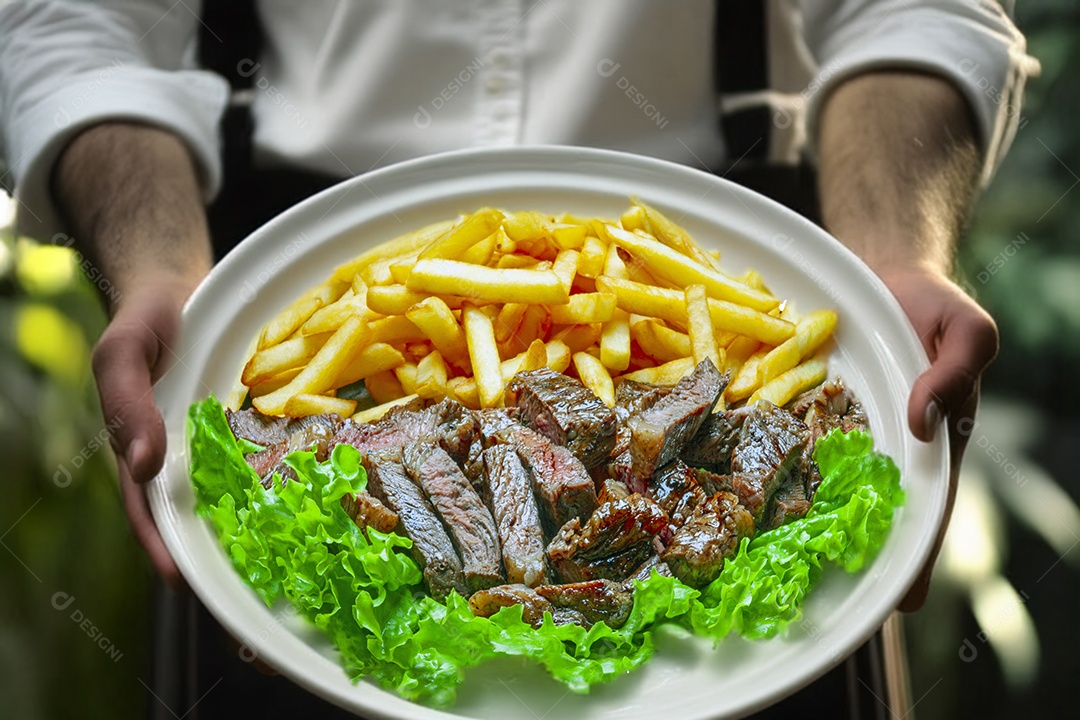 Picanha com batata frita
