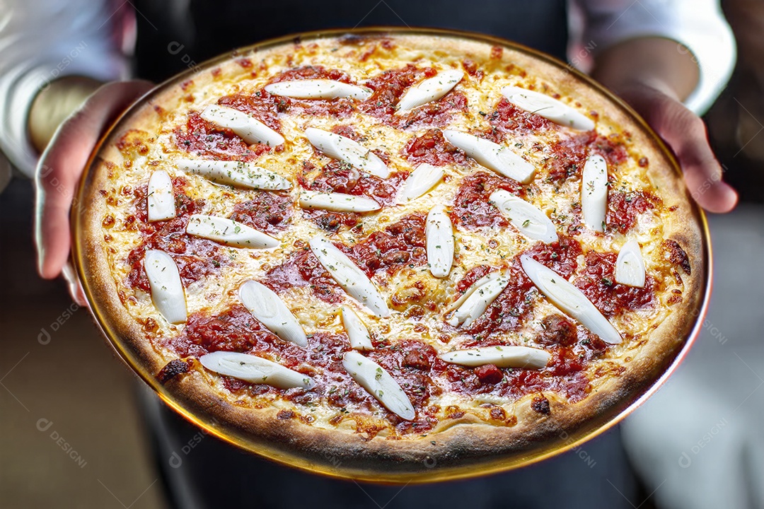 Pizza palmito gourmet