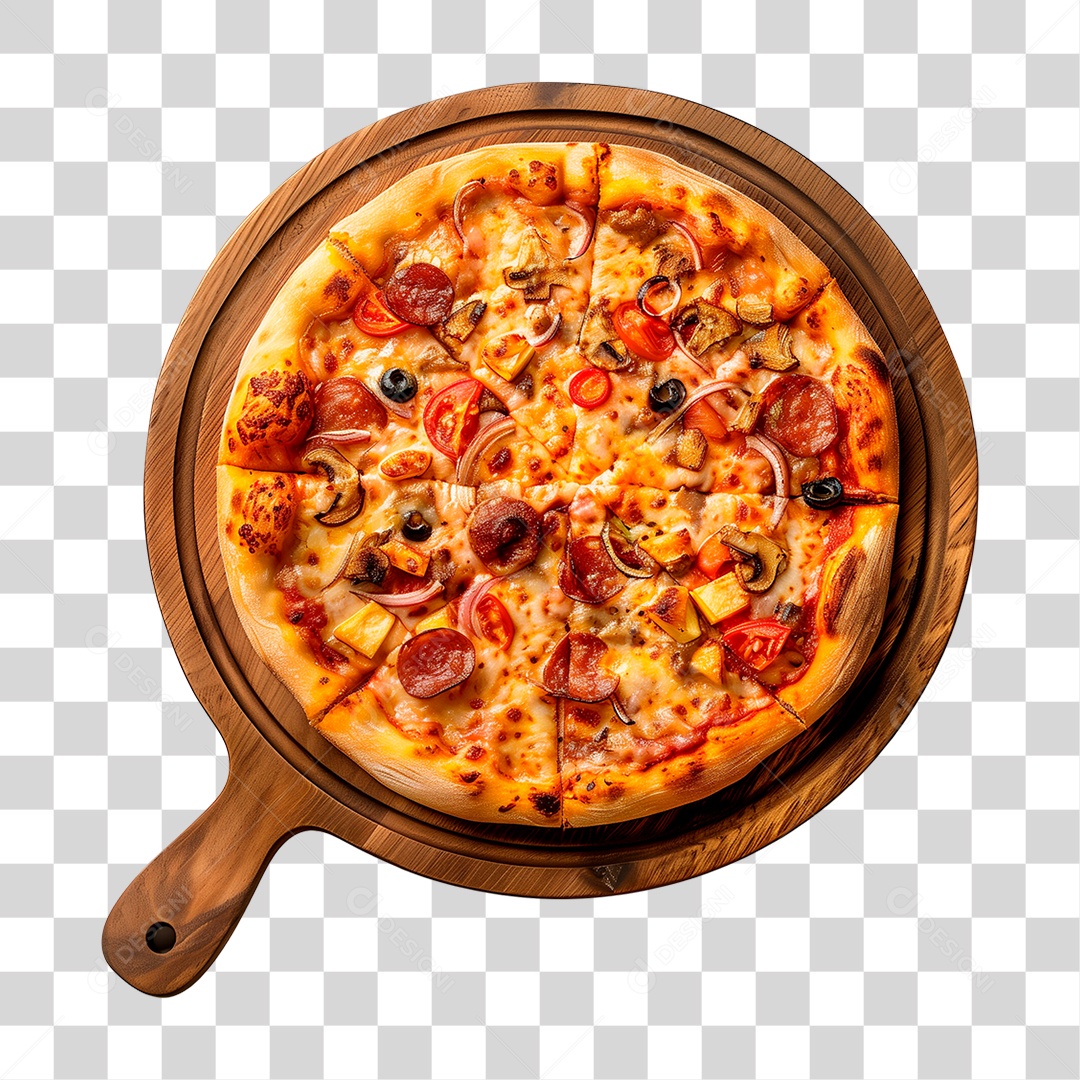 Pizza Sabor PNG Transparente