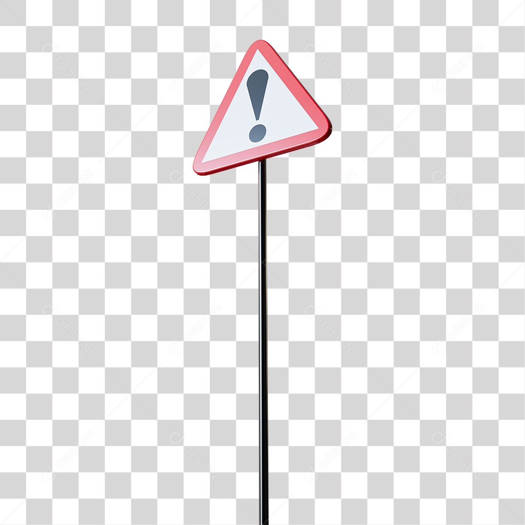 Placa de Trânsito Sinalização Rodoviária PNG Transparente