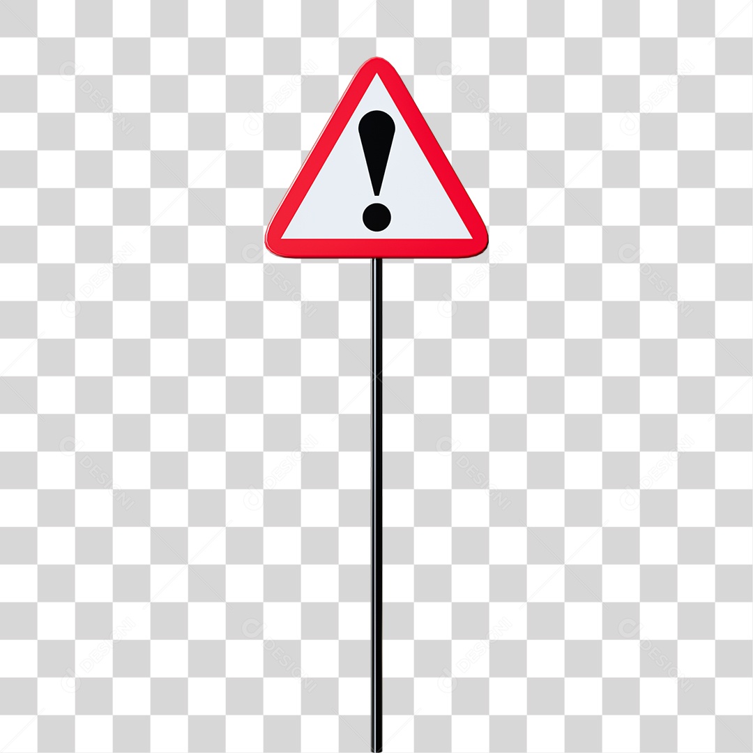 Placa de Trânsito Sinalização Rodoviária PNG Transparente