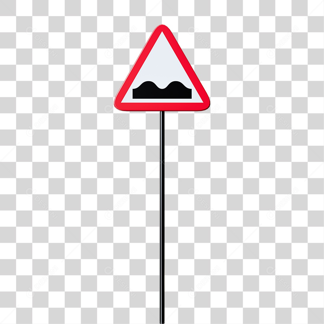 Placa de Trânsito Sinalização Rodoviária PNG Transparente