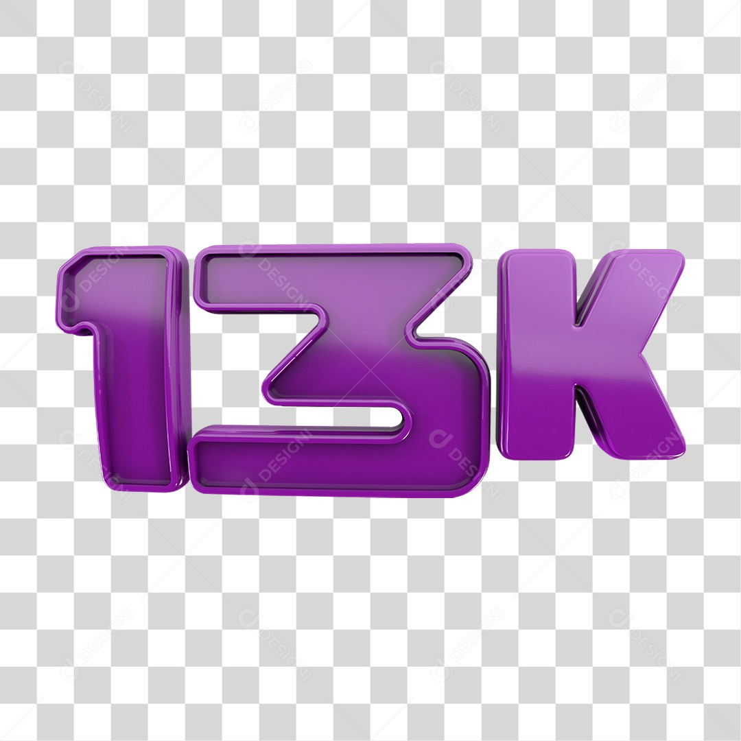 13k de Seguidores PNG Transparente