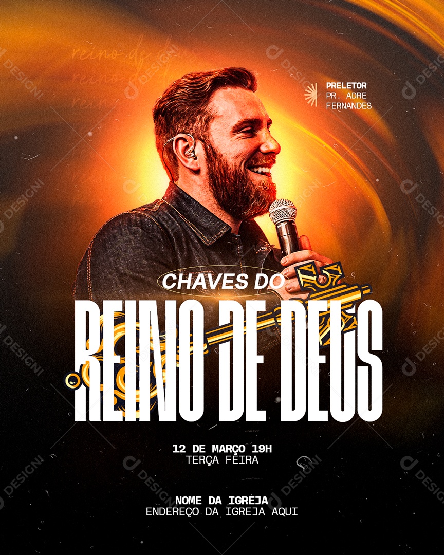 Chaves do Reino de Deus Social Media PSD Editável