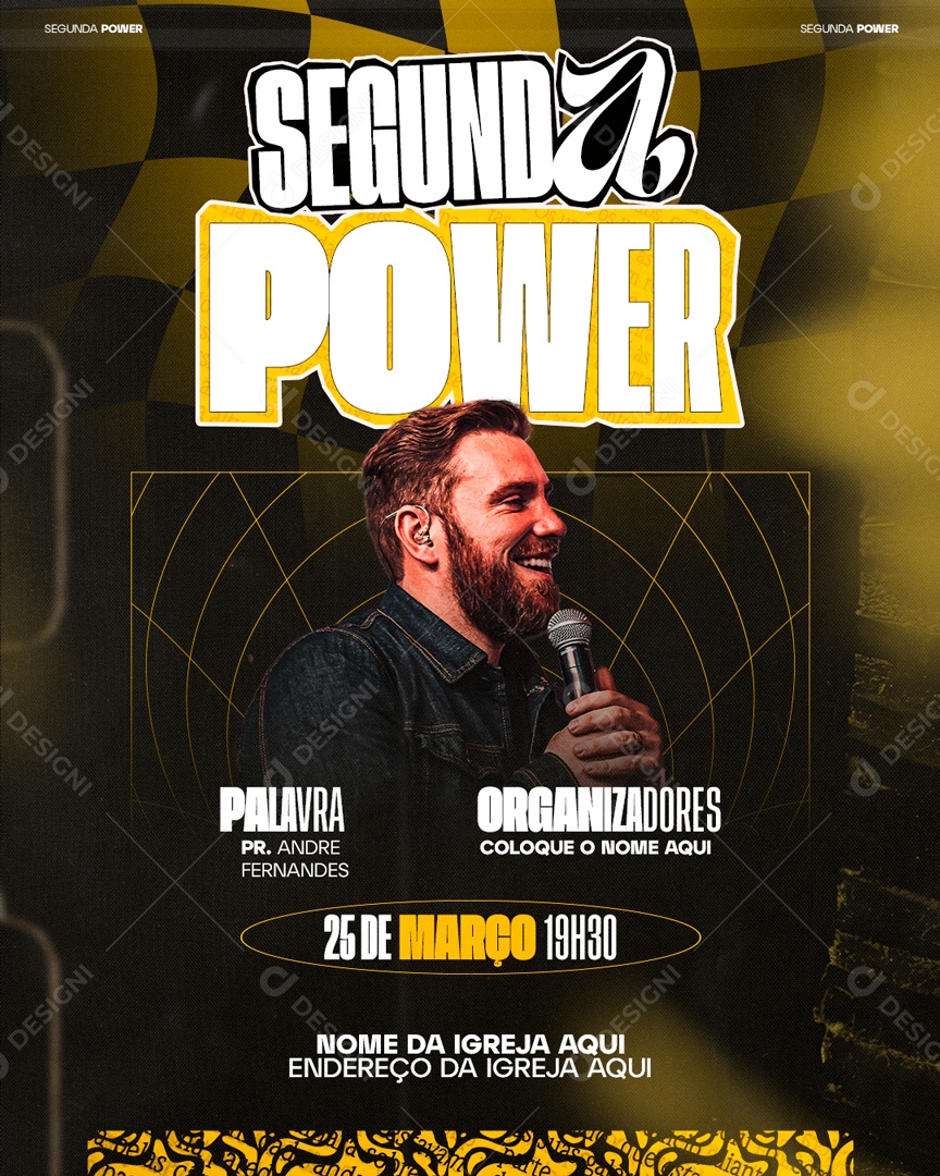 Segunda Power Social Media PSD Editável