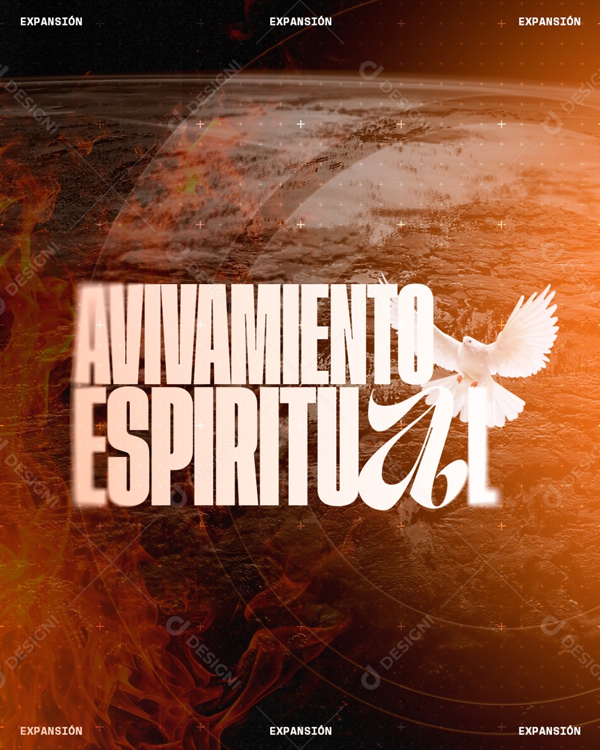 Avivamento Espiritual Social Media PSD Editável