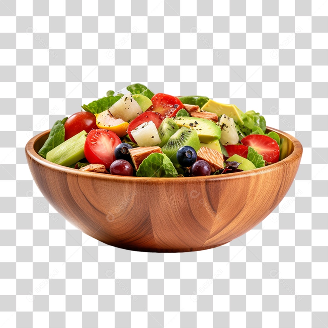 Saladas Verduras Legumes em Vasilha PNG Transparente