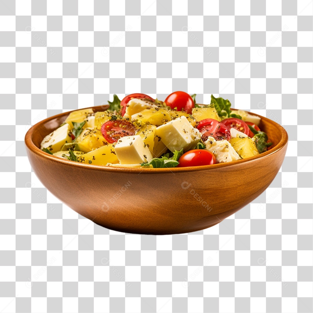 Saladas Verduras Legumes em Vasilha PNG Transparente