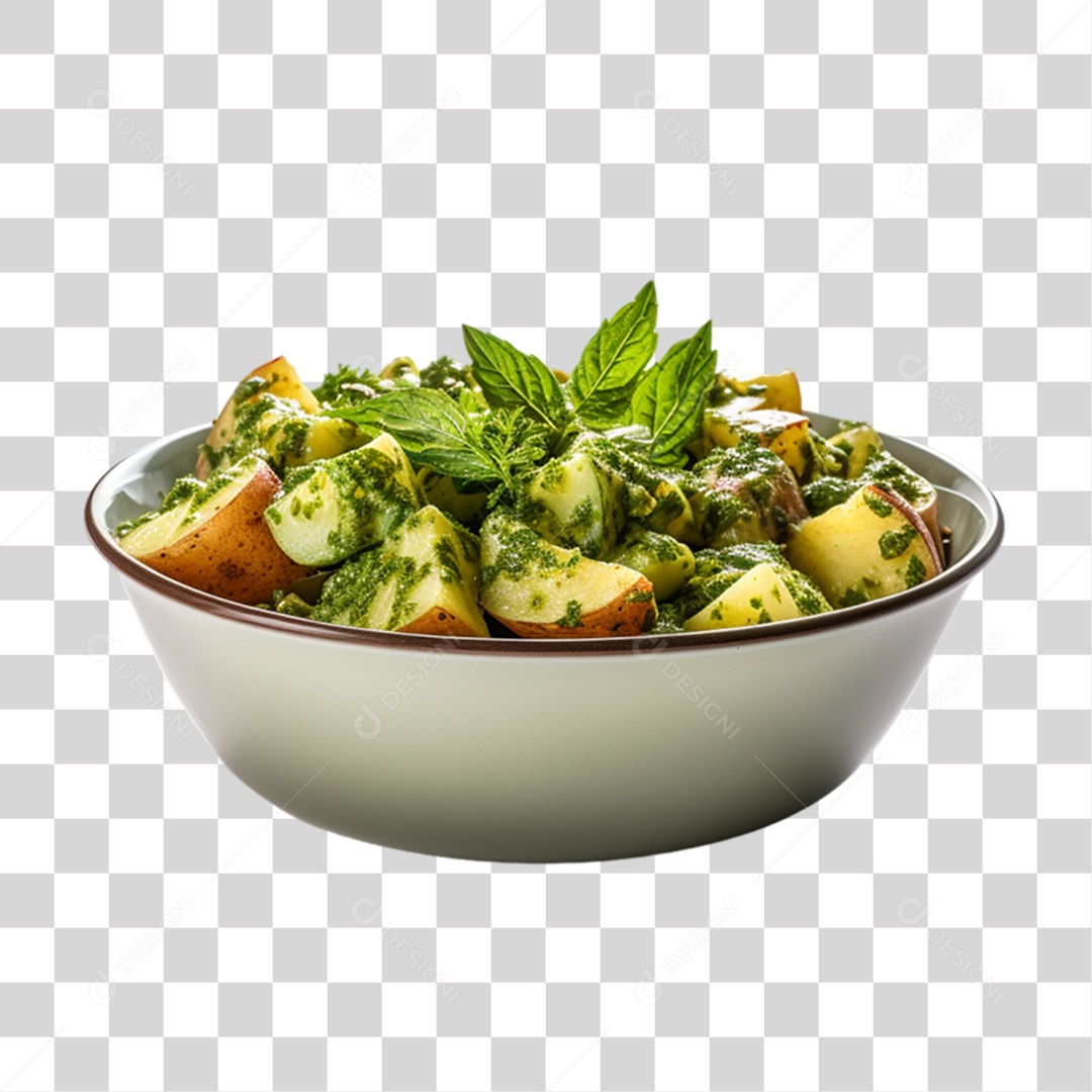 Saladas Verduras Legumes em Vasilha PNG Transparente