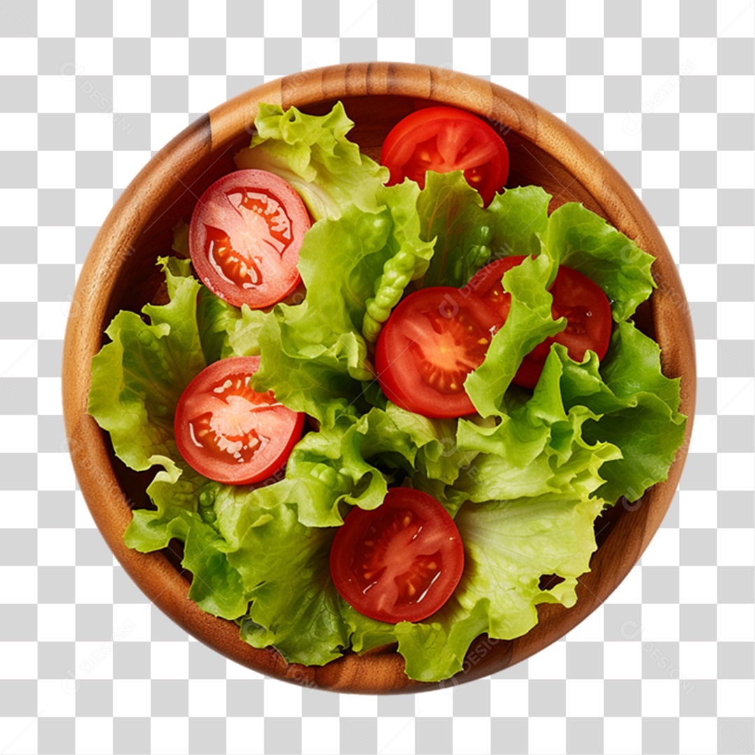 Saladas Verduras Legumes em Vasilha PNG Transparente