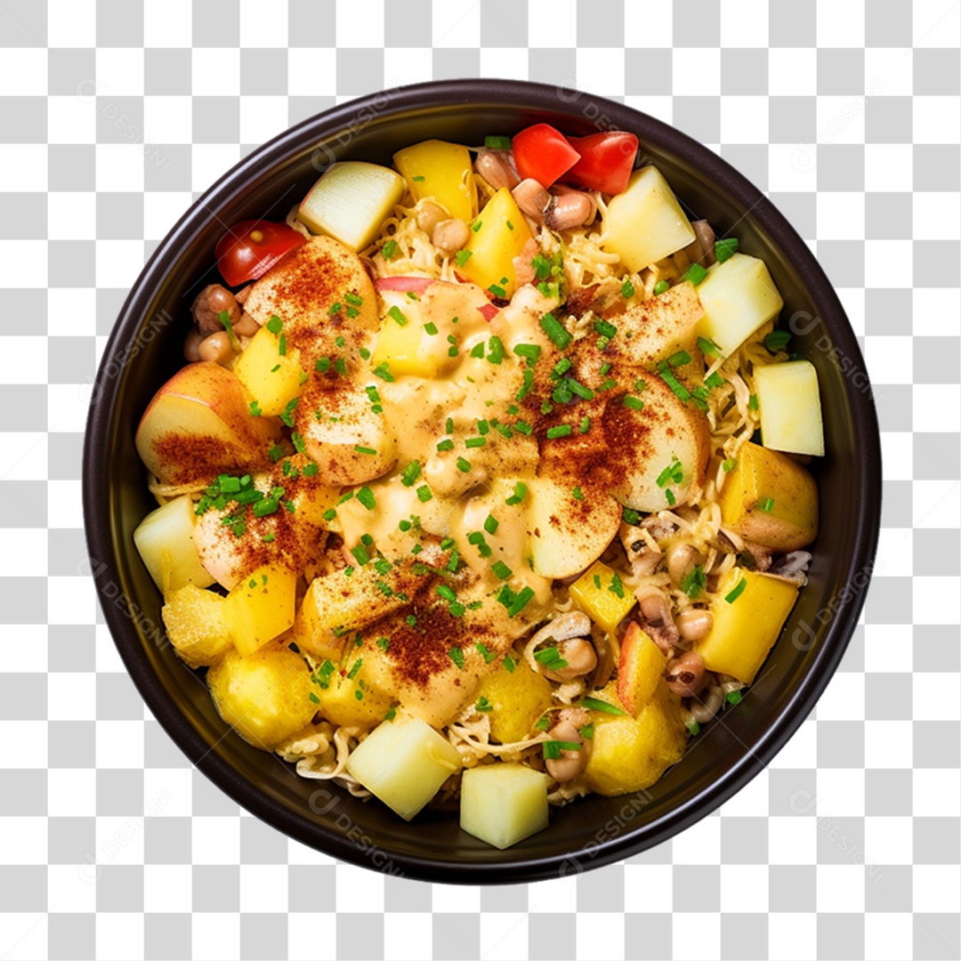 Saladas Verduras Legumes em Vasilha PNG Transparente