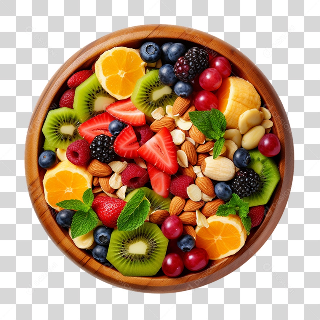 Saladas Verduras Legumes em Vasilha PNG Transparente