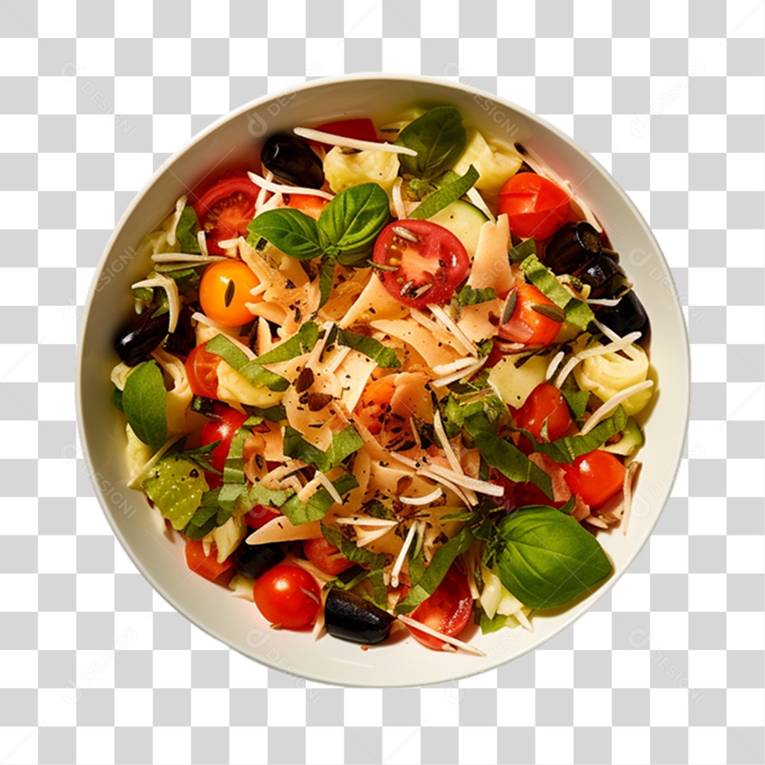 Saladas Verduras Legumes em Vasilha PNG Transparente