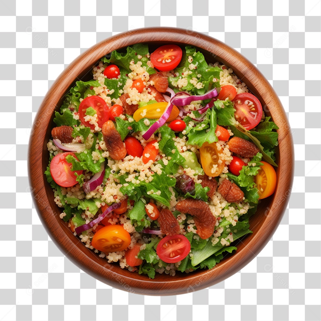 Saladas Verduras Legumes em Vasilha PNG Transparente