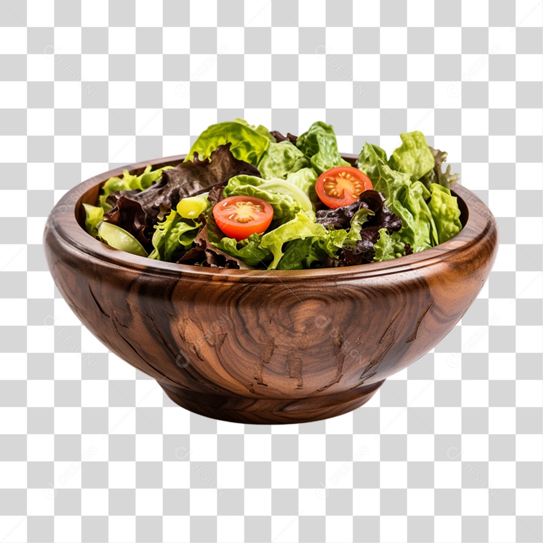 Saladas Verduras Legumes em Vasilha PNG Transparente