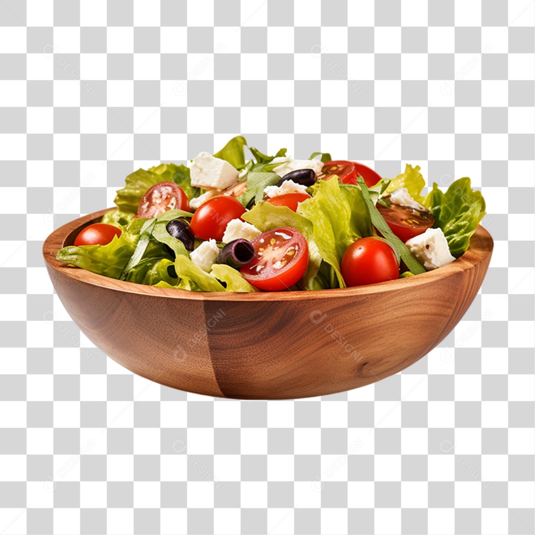 Saladas Verduras Legumes em Vasilha PNG Transparente