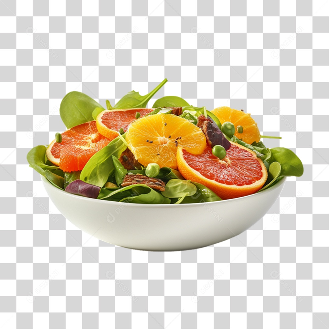 Saladas Verduras Legumes em Vasilha PNG Transparente